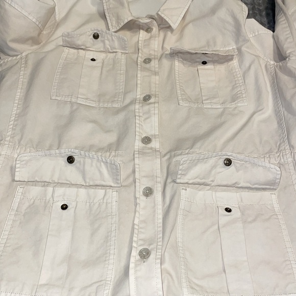 Buffalo David Britton Utility Jacket. 100% Cotton. Button Down. Draw String. LG - Picture 10 of 13